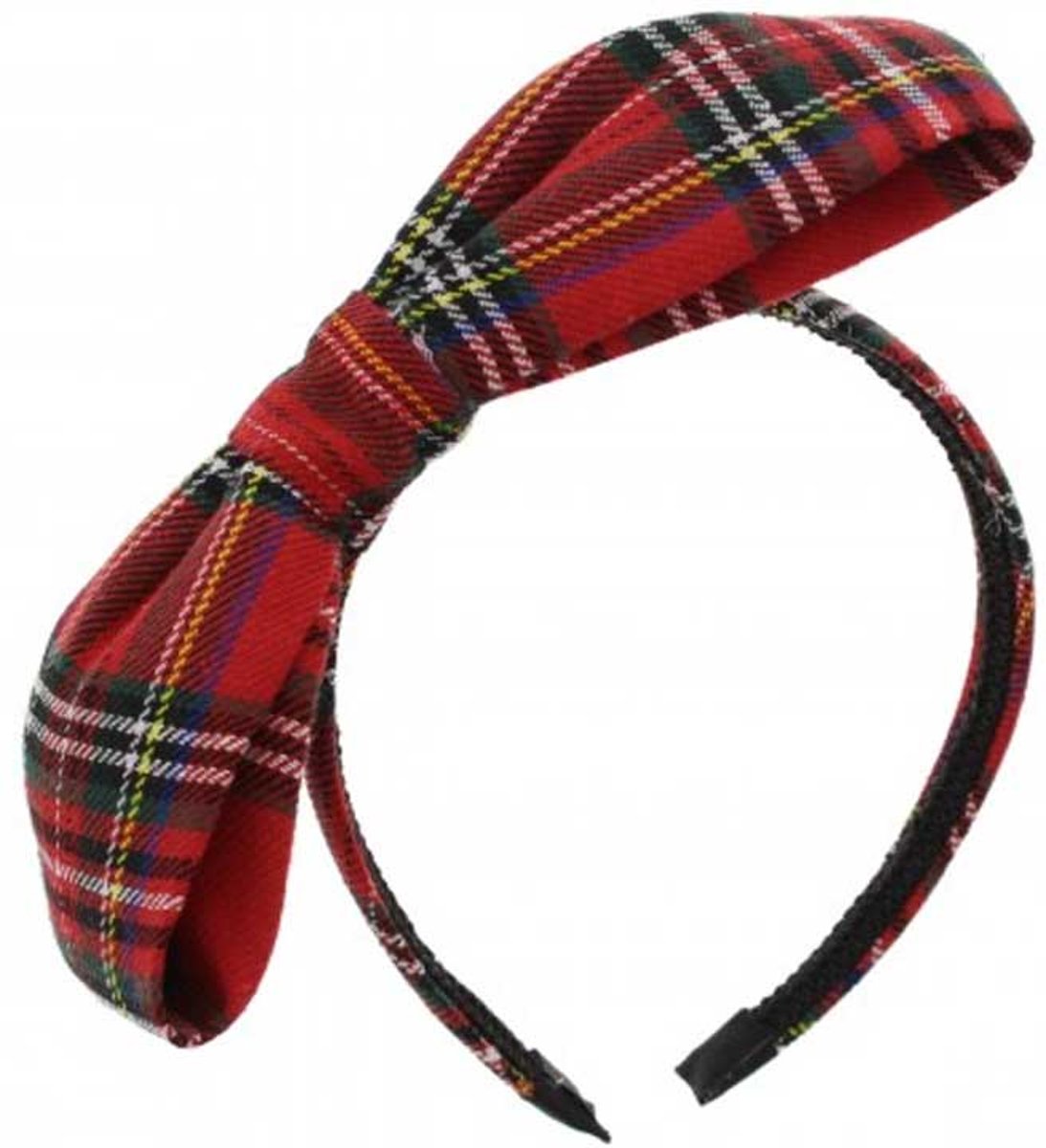 Tartan Alice strik haarband rood - Zacs Alter Ego